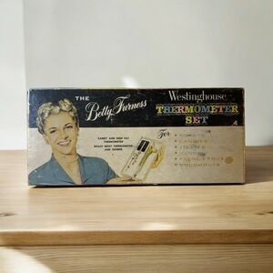 Vintage 1950’s The Betty Furness Thermometer Set, by Westinghouse, Complete Set